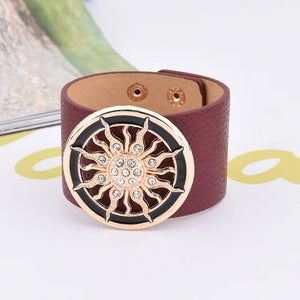 Flowers Buckle Bracelet & Bangles Adjustable Wrap Bracelet