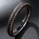 High-End Leather Braided Bracelets for Men and Women