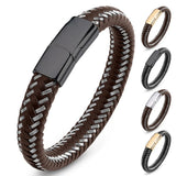 High-End Leather Braided Bracelets for Men and Women