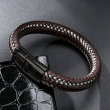High-End Leather Braided Bracelets for Men and Women