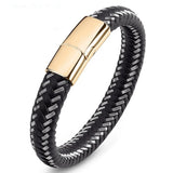 High-End Leather Braided Bracelets for Men and Women