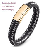 High-End Leather Braided Bracelets for Men and Women