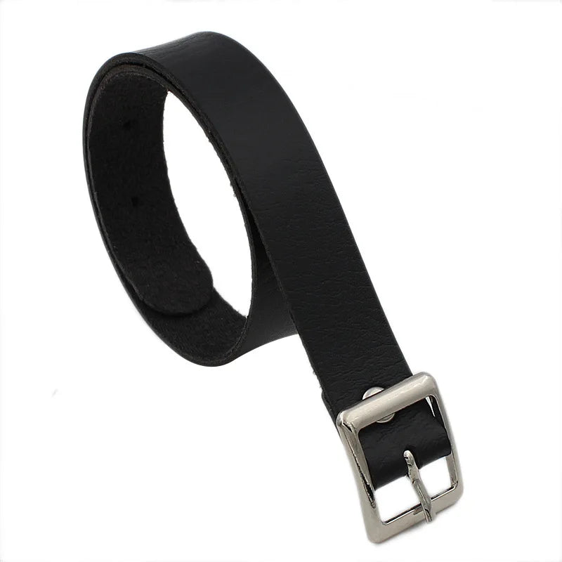 Leather Punk Harajuku Choker Necklace Woman Vintage Neck Strap Clavicle Chain