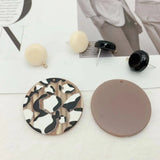 Leopard DIY Earrings Abstract Circular Oval Jewelry