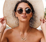 Letter Necklaces Initial Pendants Stainless Steel Choker Necklace