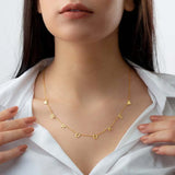 Custom Letter Pendant Necklace 925 Silver Women Jewelry