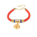 Life Tree Woven Bracelet 925 Silver Tibetan Buddhism Jewelry