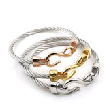 Steel Two-color Bracelet Hooks Jewelry Infinity Love Charm Bracelets