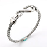 Steel Two-color Bracelet Hooks Jewelry Infinity Love Charm Bracelets