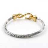 Steel Two-color Bracelet Hooks Jewelry Infinity Love Charm Bracelets