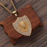 Lion Head Domineering Necklace Hip Hop Street Pendant Jewelry