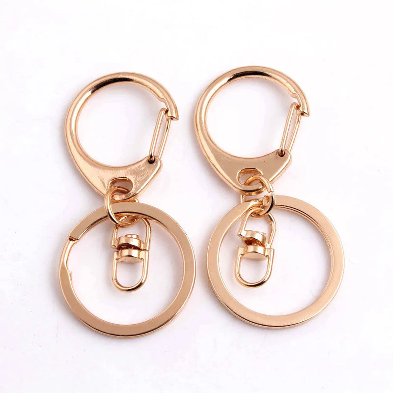 50pcs Shinny Lobster Clasp Key Chain 70*30mm