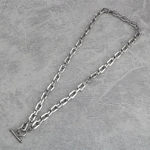 Square OT Buckle Stainless Steel Necklace