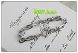Square OT Buckle Stainless Steel Necklace