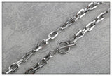 Square OT Buckle Stainless Steel Necklace
