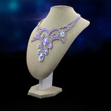 Fashionable Resin Necklace Pendant on Woven Rope Chain