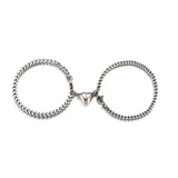 Love Couple Bracelet 3 4 MM Cuban Chain Metal Bracelet Couple Jewelry Gift