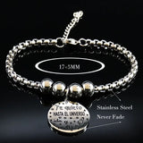 Stainless Steel Bracelet for Women Silver Chain Jewelry