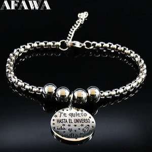 Stainless Steel Bracelet for Women Silver Chain Jewelry