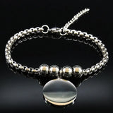 Stainless Steel Bracelet for Women Silver Chain Jewelry