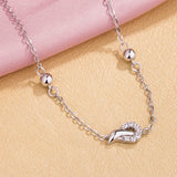 925 Sterling Silver Dolphin Bracelet for Women Sweet Charm Bangle