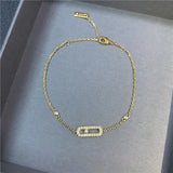 Classic Diamond Bracelet 925 Silver Elegant Jewelry