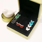 S925 Silver Classic Tassel Stud Earrings Wedding Party Jewelry