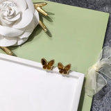 S925 Silver Classic Tassel Stud Earrings Wedding Party Jewelry