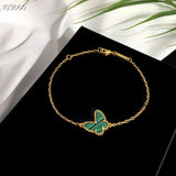 Red Colors Butterfly Wedding Party Bracelet Jewelry