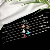 Red Colors Butterfly Wedding Party Bracelet Jewelry