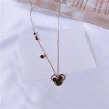 925 Sterling Silver Women Cartoon Pendant Necklace