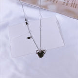 925 Sterling Silver Women Cartoon Pendant Necklace