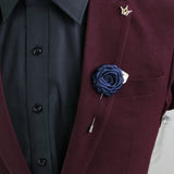 Flower Brooch Boutonniere Suit Brooches Wedding Show Party Pin