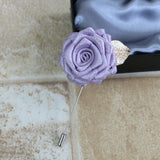 Flower Brooch Boutonniere Suit Brooches Wedding Show Party Pin