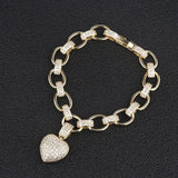 Vintage Heart Shape Bracelets for Women Jewelry B-133