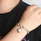 Vintage Heart Shape Bracelets for Women Jewelry B-133