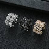 Cubic Zirconia Open Rings Women's Jewelry R-286