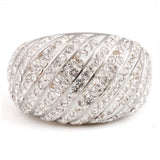 Size 6-9 CZ Women's Wedding Stainless Steel Rings Set for Brides