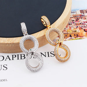 Zircon Snake Pendant Long Necklace Street Hip Hop Sweater Chain Unisex