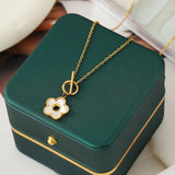 Sweet Princess Flower Pendant Necklace for Women
