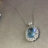 Water Drop Necklace Round Party Classic Wedding For Women Gift