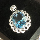 Water Drop Necklace Round Party Classic Wedding For Women Gift