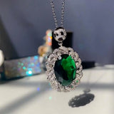 Water Drop Necklace Round Party Classic Wedding For Women Gift