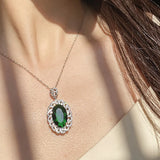 Water Drop Necklace Round Party Classic Wedding For Women Gift