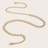 Women's Rhinestone Belt Bright Bride Crystal Waist Chain