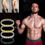 Magnet Bracelet Hollow Couple Bracelet Magnetic Bracelet Womens Earrings Set