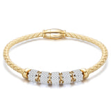 Magnet Clasp Jewelry Bracelet With Shinning Crystal Women Accessories