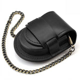 Classic Vintage Brown Pocket Watch Box Holder