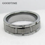 Male Tungsten Carbide Ring 8MM Wedding Band Gift for Husband