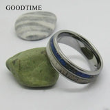 8MM Tungsten Carbide Ring Wood Band Wedding Band